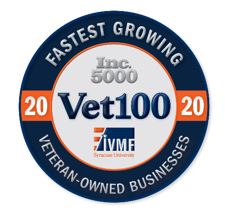 Vet 100 2020 badge